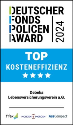 Deutscher Fonds Policen Award Top Kosteneffizienz