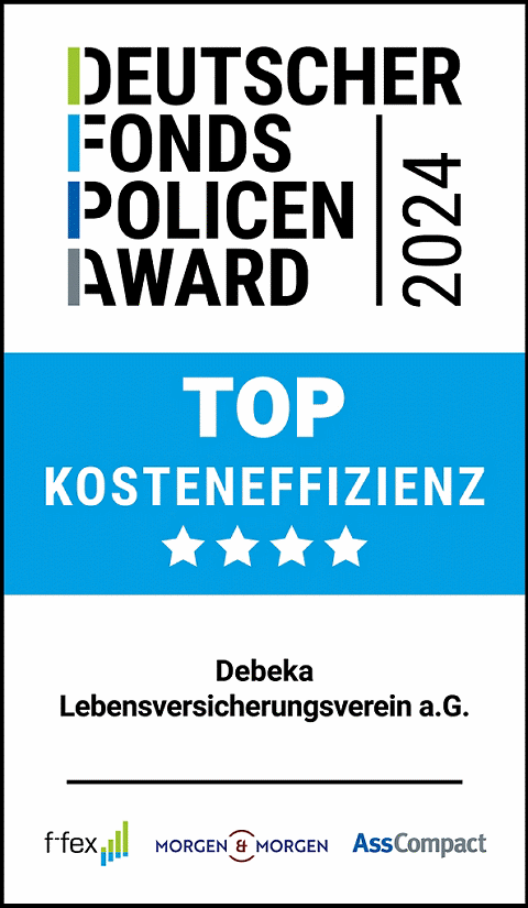 Deutscher Fonds Policen Award Top Kosteneffizienz