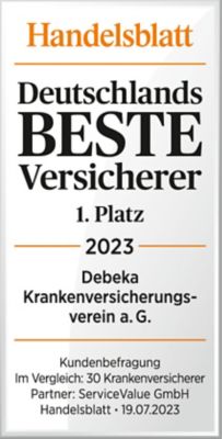 Handelsblatt Deutschlands beste Versicherer Debeka Krankenversicherung