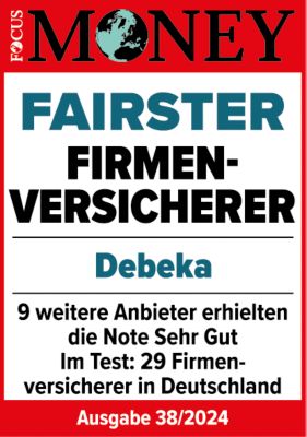 Siegel Fairster Firmenversicherer Debeka