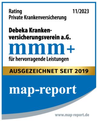 map report Debeka Krankenversicherungsverein hervorragende Leistungen
